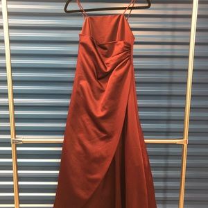 Burgundy, Bridesmaid dress.